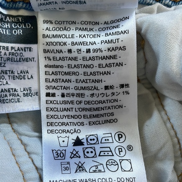 EUC Womens 501 s (skinny) jeans 26W x 28L - Picture 5 of 8